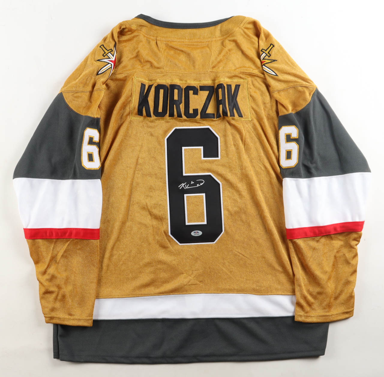 Kaedan Korczak Signed Jersey (PSA) at PristineAuction.com Kaedan Korczak Signed Jersey (PSA) at PristineAuction.com