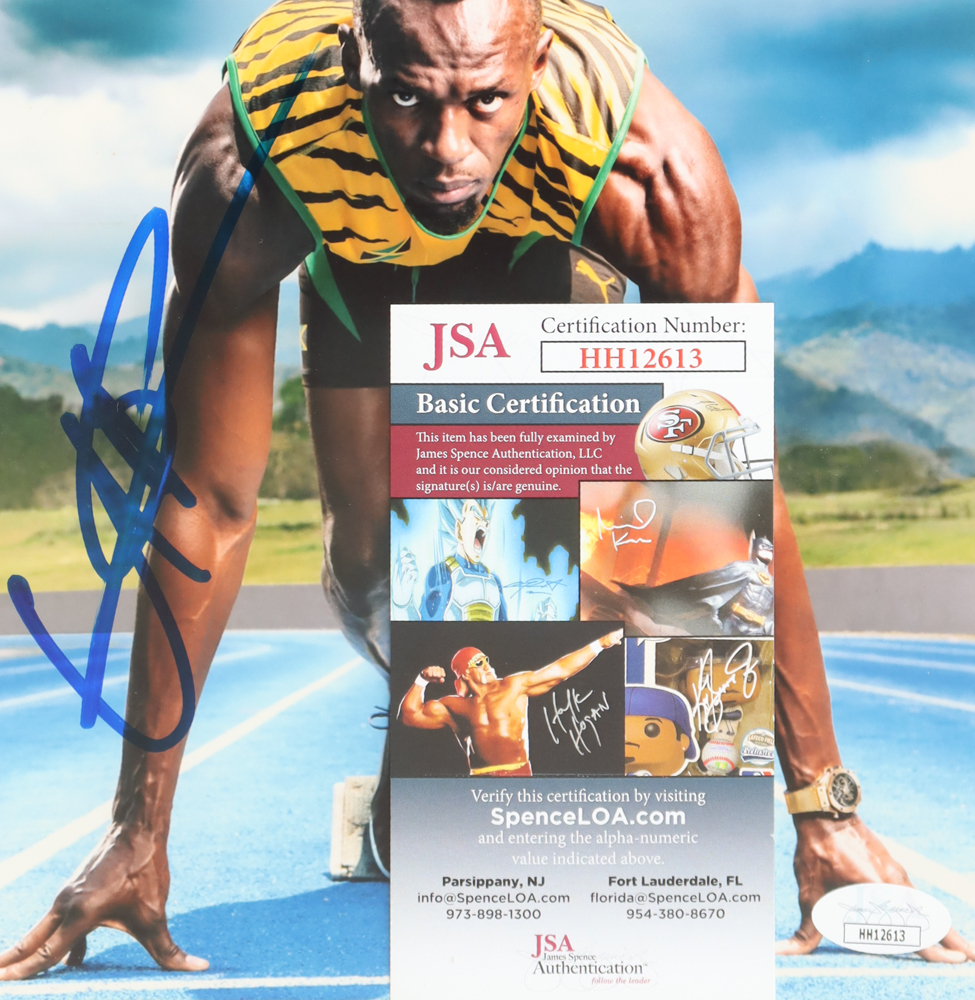 Usain Bolt Signed 8x10 Photo (JSA) at PristineAuction.com Usain Bolt Signed 8x10 Photo (JSA) at PristineAuction.com