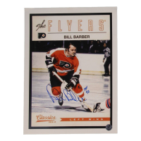 Bill Barber Signed Flyers 11.5x15 Photo Inscribed "HOF 90" (UTR) at PristineAuction.com