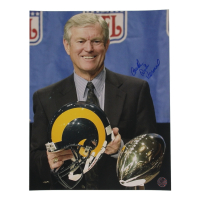 Dick Vermeil Signed Rams 11x14 Photo (UTR) at PristineAuction.com