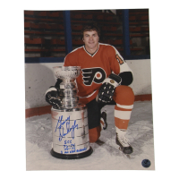 Gary Dornhoefer Signed Flyers 11x14 Photo Inscribed "SCC 73-74, 74-74 3 All-Star Games" (UTR) at PristineAuction.com