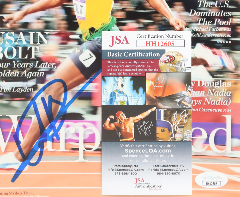 Usain Bolt Signed 8x10 Photo (JSA) at PristineAuction.com Usain Bolt Signed 8x10 Photo (JSA) at PristineAuction.com