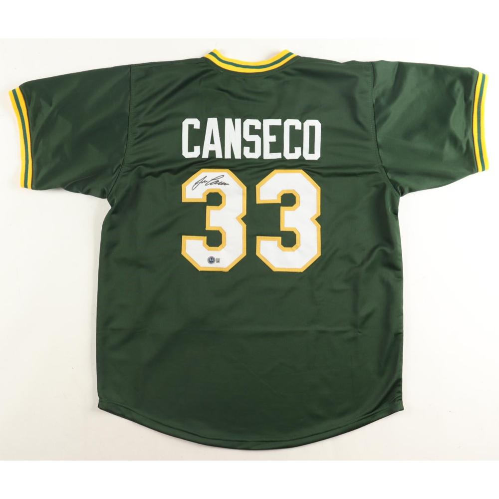 Jose Canseco Signed Jersey (Beckett) at PristineAuction.com