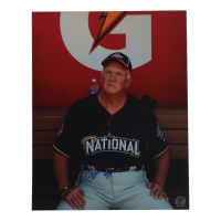 Charlie Manuel Signed Phillies 11x14 Photo (UTR) at PristineAuction.com