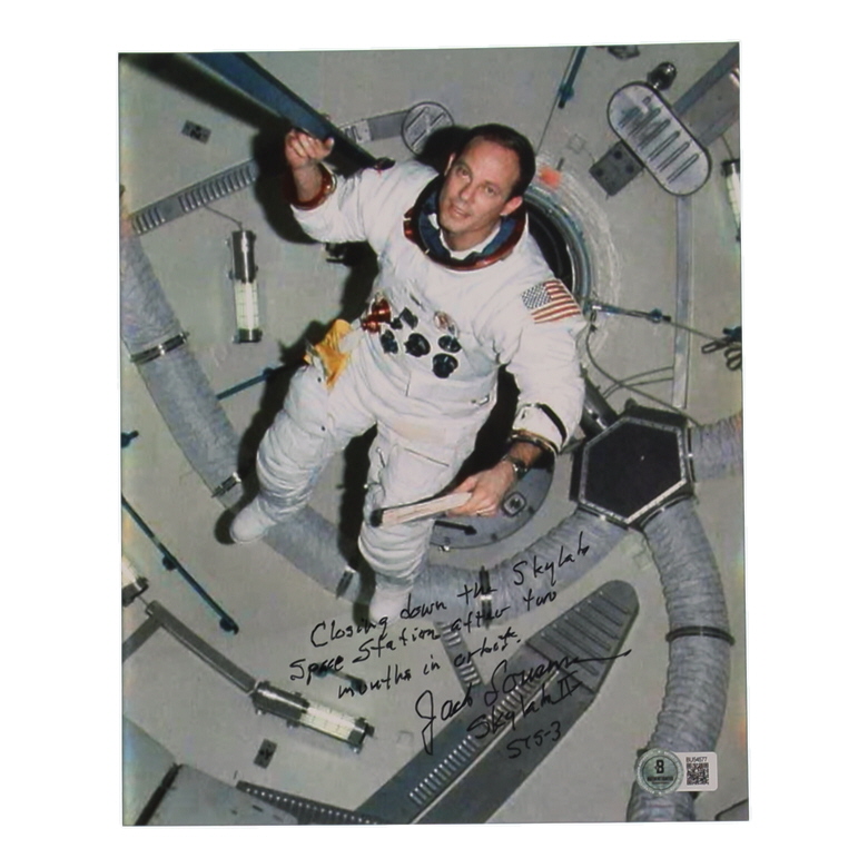 Jack R. Lousma Signed NASA 8x10 Photo with Extensive Inscription (Beckett) at PristineAuction.com Jack R. Lousma Signed NASA 8x10 Photo with Extensive Inscription (Beckett) at PristineAuction.com
