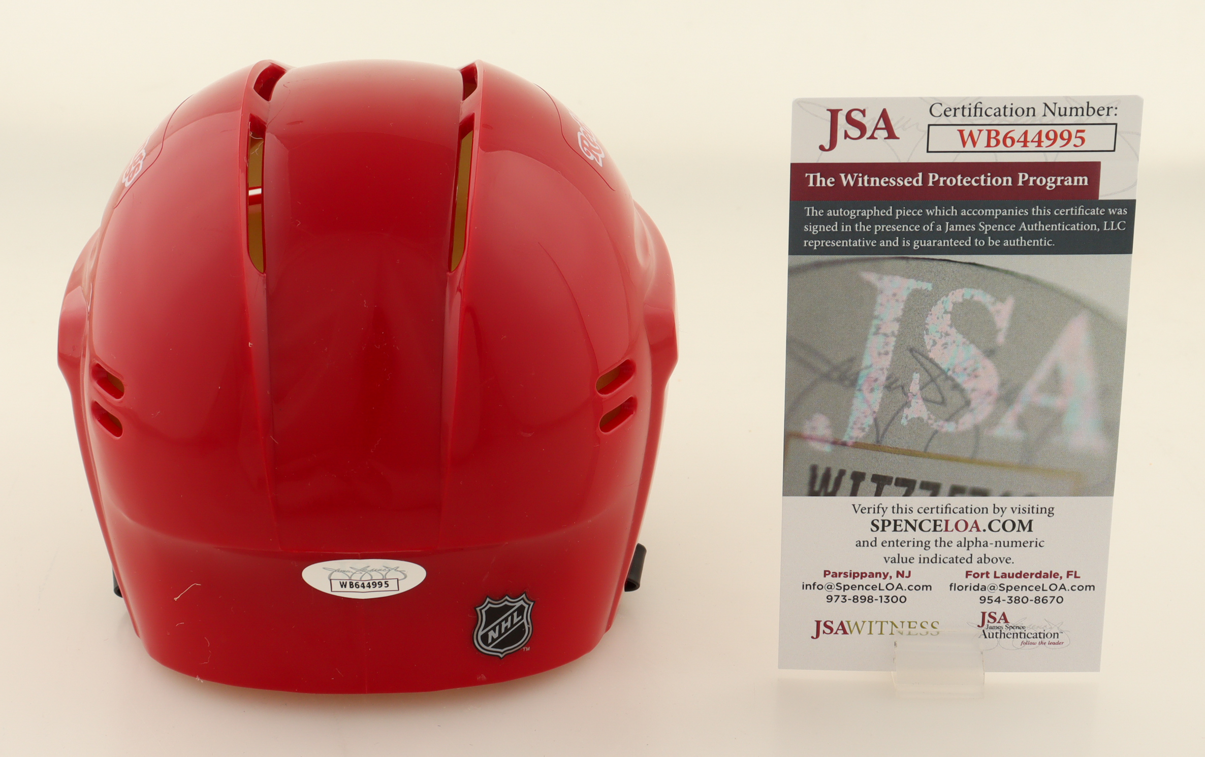 Brett Hull Signed Red Wings Mini Helmet Inscribed "HOF '09" (JSA) at PristineAuction.com Brett Hull Signed Red Wings Mini Helmet Inscribed "HOF '09" (JSA) at PristineAuction.com