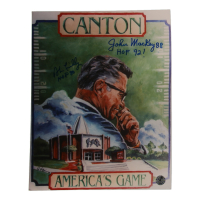 John Mackey & Bob Lilly Signed 11x14 Art Print with HOF Inscriptions (UTR) at PristineAuction.com