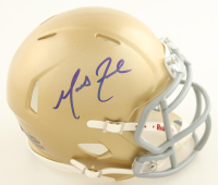 Marcus Freeman Signed Notre Dame Fighting Irish Speed Mini Helmet (Authentic Ink) at PristineAuction.com