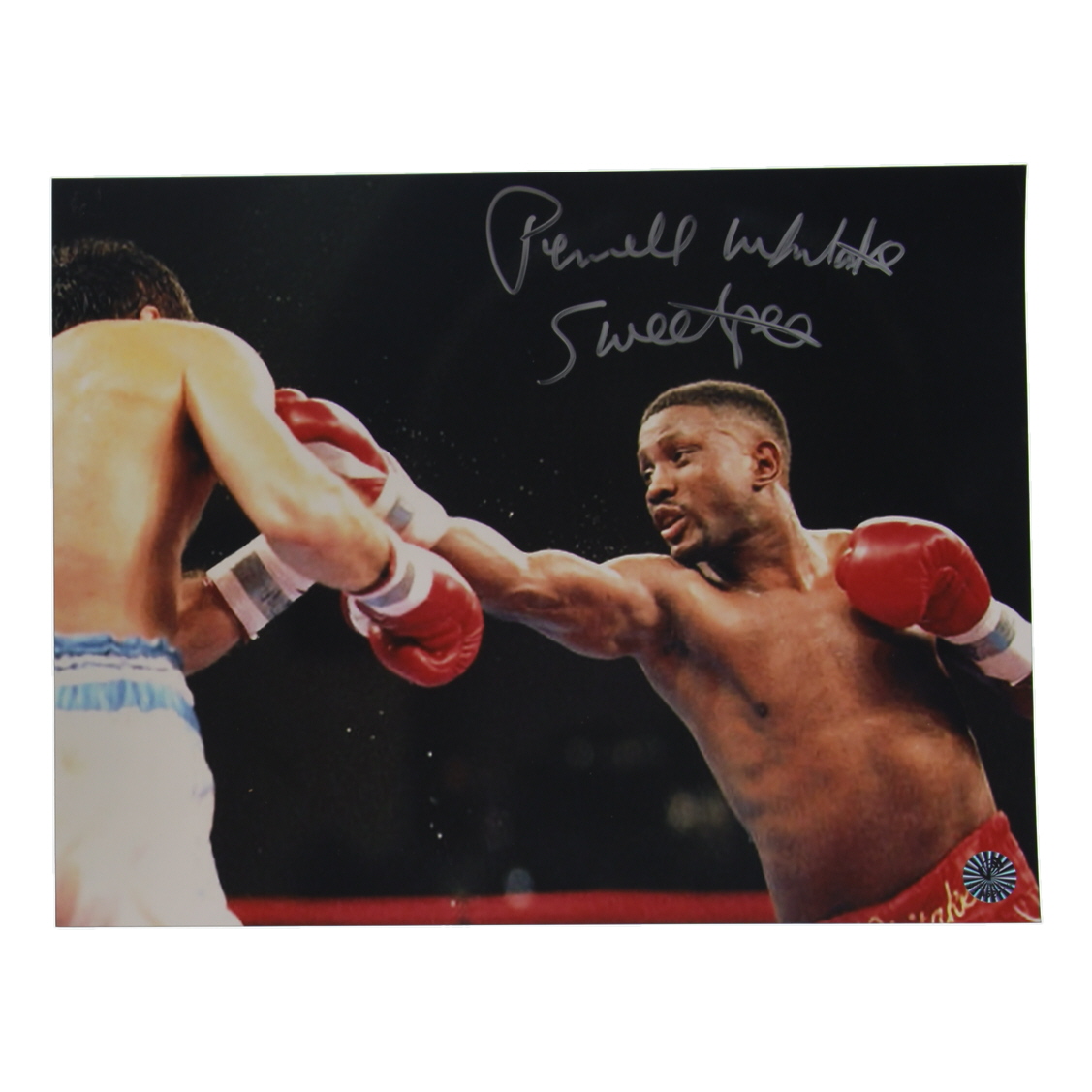 Pernell Whitaker Signed 11x14 Photo Inscribed "Sweet Pea" (UTR) at PristineAuction.com Pernell Whitaker Signed 11x14 Photo Inscribed "Sweet Pea" (UTR) at PristineAuction.com