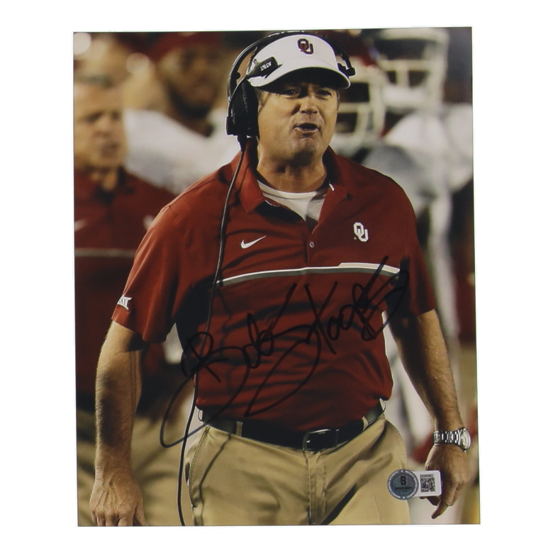 Bob Stoops Signed Oklahoma Sooners 8x10 Photo (Beckett) at PristineAuction.com Bob Stoops Signed Oklahoma Sooners 8x10 Photo (Beckett) at PristineAuction.com