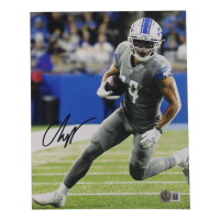 Amon Ra St. Brown Signed Lions 8x10 Photo (Beckett) at PristineAuction.com