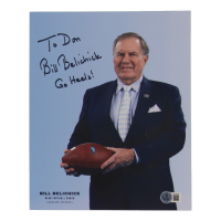 Bill Belichick Signed North Carolina Tarheels 8x10 Photo Inscribed "Go Heels!" (Beckett) at PristineAuction.com