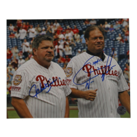 John Kruk & Darren Daulton Signed Phillies 8x10 Photo (UTR) at PristineAuction.com