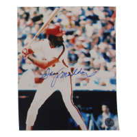 Garry Maddox Signed Phillies 8x10 Photo (UTR) at PristineAuction.com