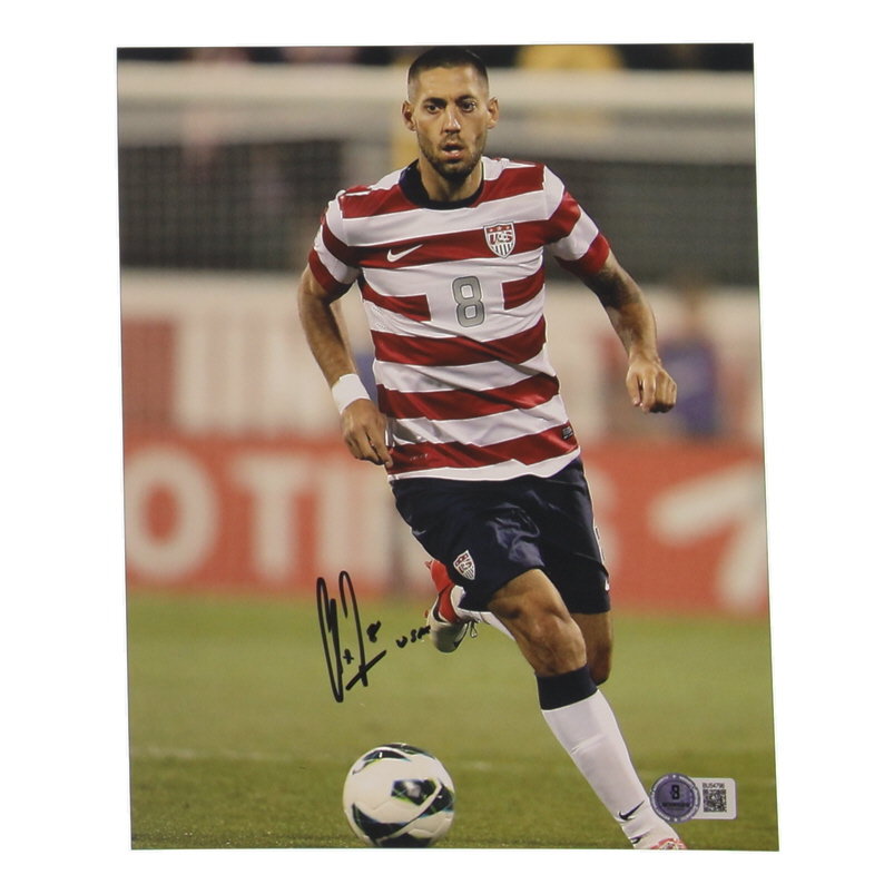 Clint Dempsey Signed 8x10 Photo Inscribed "USA" (Beckett) at PristineAuction.com Clint Dempsey Signed 8x10 Photo Inscribed "USA" (Beckett) at PristineAuction.com