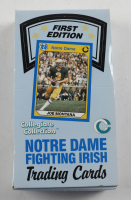 1990 Collegiate Collection Notre Dame Fighting Irish All-Time Greats 1st Edition Football Wax Box with (36) Packs at PristineAuction.com