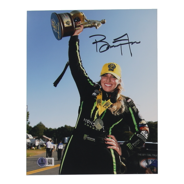 Brittany Force Signed 8x10 Photo (Beckett) at PristineAuction.com Brittany Force Signed 8x10 Photo (Beckett) at PristineAuction.com