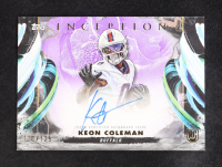 Keon Coleman 2024 Topps Inception Rookie Variation Autographs Purple #RAVKC RC #110/125 at PristineAuction.com