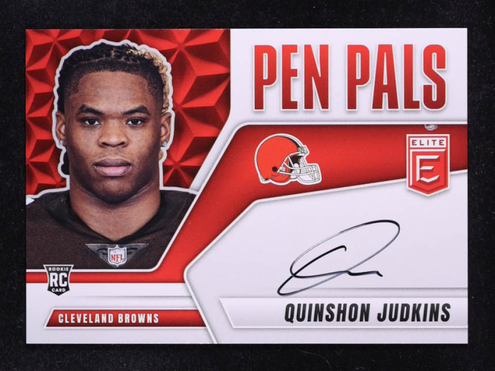 Quinshon Judkins 2025 Elite Pen Pals #21 RC