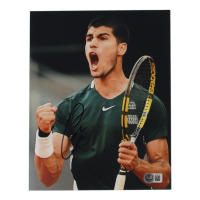 Carlos Alcaraz Signed 8x10 Photo (Beckett) at PristineAuction.com