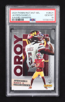 Jayden Daniels 2024 Panini Instant NFL Award Winners #AW-OROY RC #1/10479 (PSA 10) at PristineAuction.com