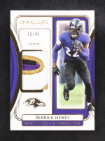 Derrick Henry 2023 Immaculate Collection Remarkable Memorabilia #32 #19/49 at PristineAuction.com