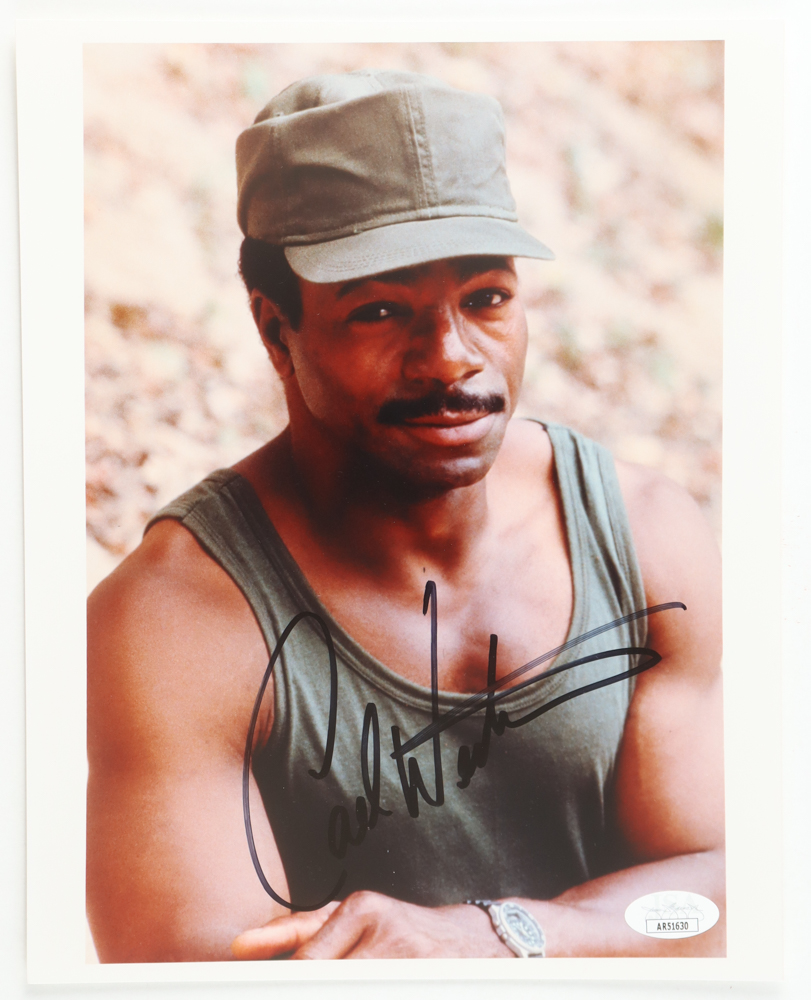 Carl Weathers Signed "Predator" 8x10 Photo (JSA) at PristineAuction.com Carl Weathers Signed "Predator" 8x10 Photo (JSA) at PristineAuction.com