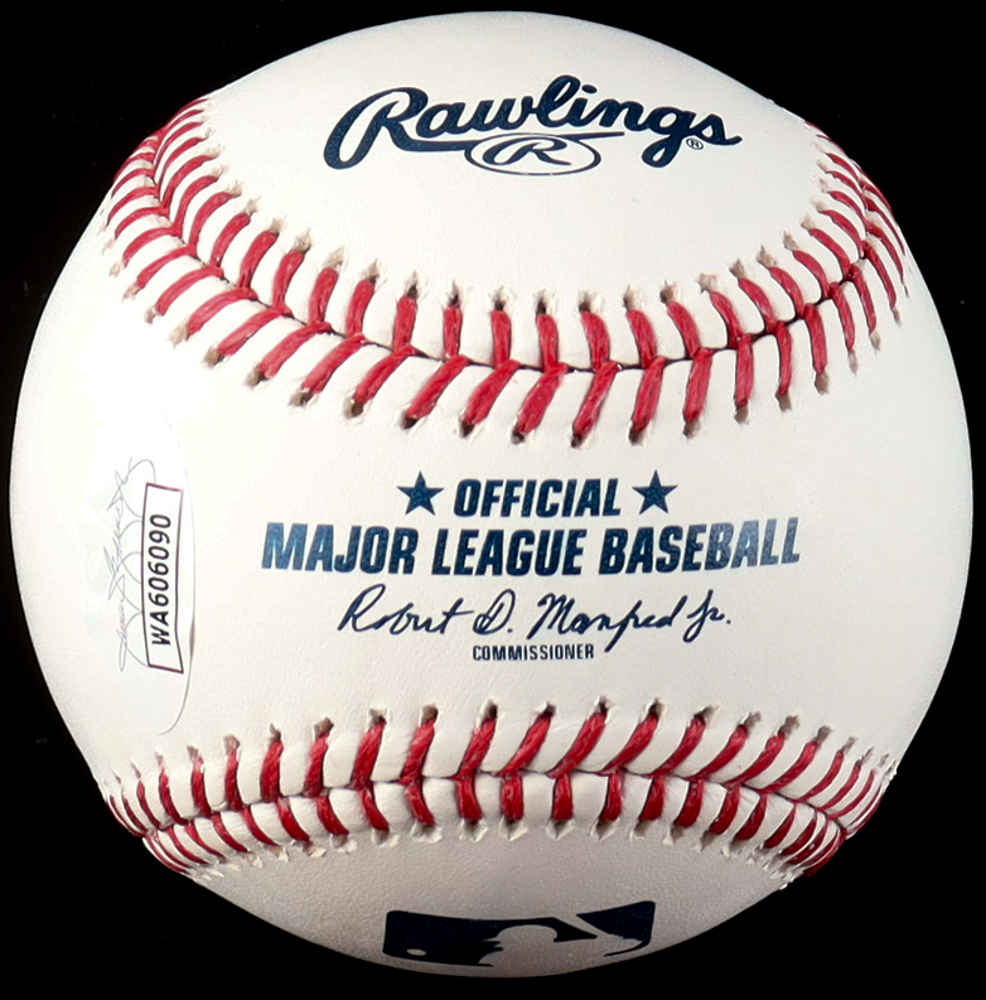 Rafael Palmeiro Signed OML Baseball Inscribed "500 HR Club" & "5/11/03" (JSA) at PristineAuction.com Rafael Palmeiro Signed OML Baseball Inscribed "500 HR Club" & "5/11/03" (JSA) at PristineAuction.com