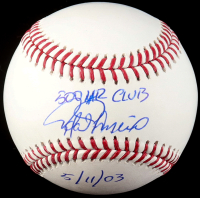 Rafael Palmeiro Signed OML Baseball Inscribed "500 HR Club" & "5/11/03"  (JSA) at PristineAuction.com