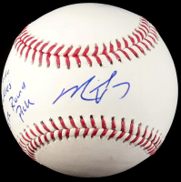 Michael Vick Signed OML Baseball Inscribed "Colorado Rockies 25th Round Pick" (JSA) at PristineAuction.com