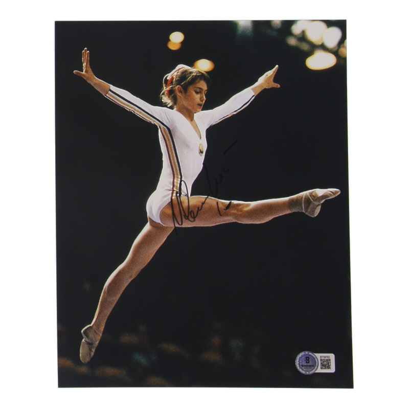 Nadia Comaneci Signed 8x10 Photo (Beckett) at PristineAuction.com Nadia Comaneci Signed 8x10 Photo (Beckett) at PristineAuction.com