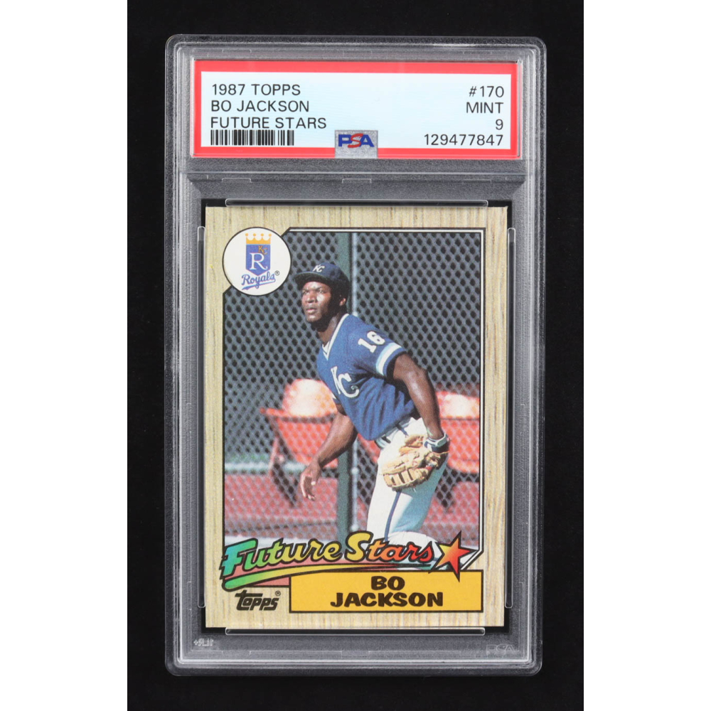 Bo Jackson 1987 Topps Future Stars #170 RC (PSA 9) at PristineAuction.com
