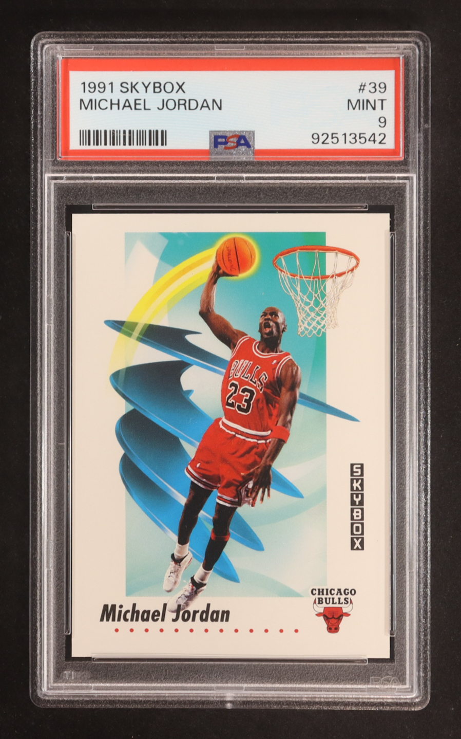 Michael Jordan 1991-92 SkyBox #39 (PSA 9) at PristineAuction.com Michael Jordan 1991-92 SkyBox #39 (PSA 9) at PristineAuction.com