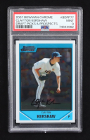 Clayton Kershaw 2007 Bowman Chrome Draft Picks & Prospects Auto #BDPP77 RC (PSA 9) at PristineAuction.com