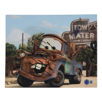 Larry the Cable Guy Signed "Cars" 8x10 Photo (Beckett) at PristineAuction.com