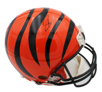 Andy Dalton & Carson Palmer Signed Bengals Full-Size Authentic On-Field VSR4 Helmet (JSA) at PristineAuction.com