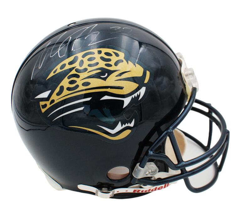 Mark Brunell & Maurice Jones-Drew Signed Jaguars Full-Size Authentic On-Field VSR4 Helmet (JSA) at PristineAuction.com Mark Brunell & Maurice Jones-Drew Signed Jaguars Full-Size Authentic On-Field VSR4 Helmet (JSA) at PristineAuction.com