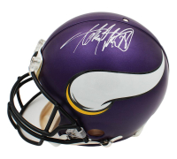 Adrian Peterson Signed Vikings Full-Size Authentic On-Field VSR4 Helmet (JSA) at PristineAuction.com