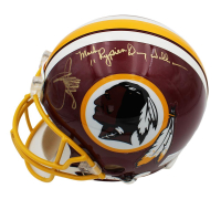 Joe Gibbs, Mark Rypien & Doug Williams Signed Redskins Full-Size Authentic On-Field VSR4 Helmet (JSA) at PristineAuction.com