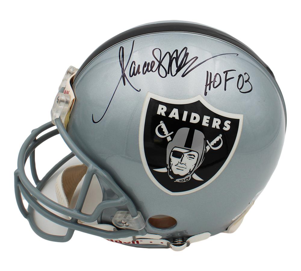 Marcus Allen Signed Raiders Full-Size Authentic On-Field VSR4 Helmet Inscribed "HOF 03" (JSA) at PristineAuction.com Marcus Allen Signed Raiders Full-Size Authentic On-Field VSR4 Helmet Inscribed "HOF 03" (JSA) at PristineAuction.com