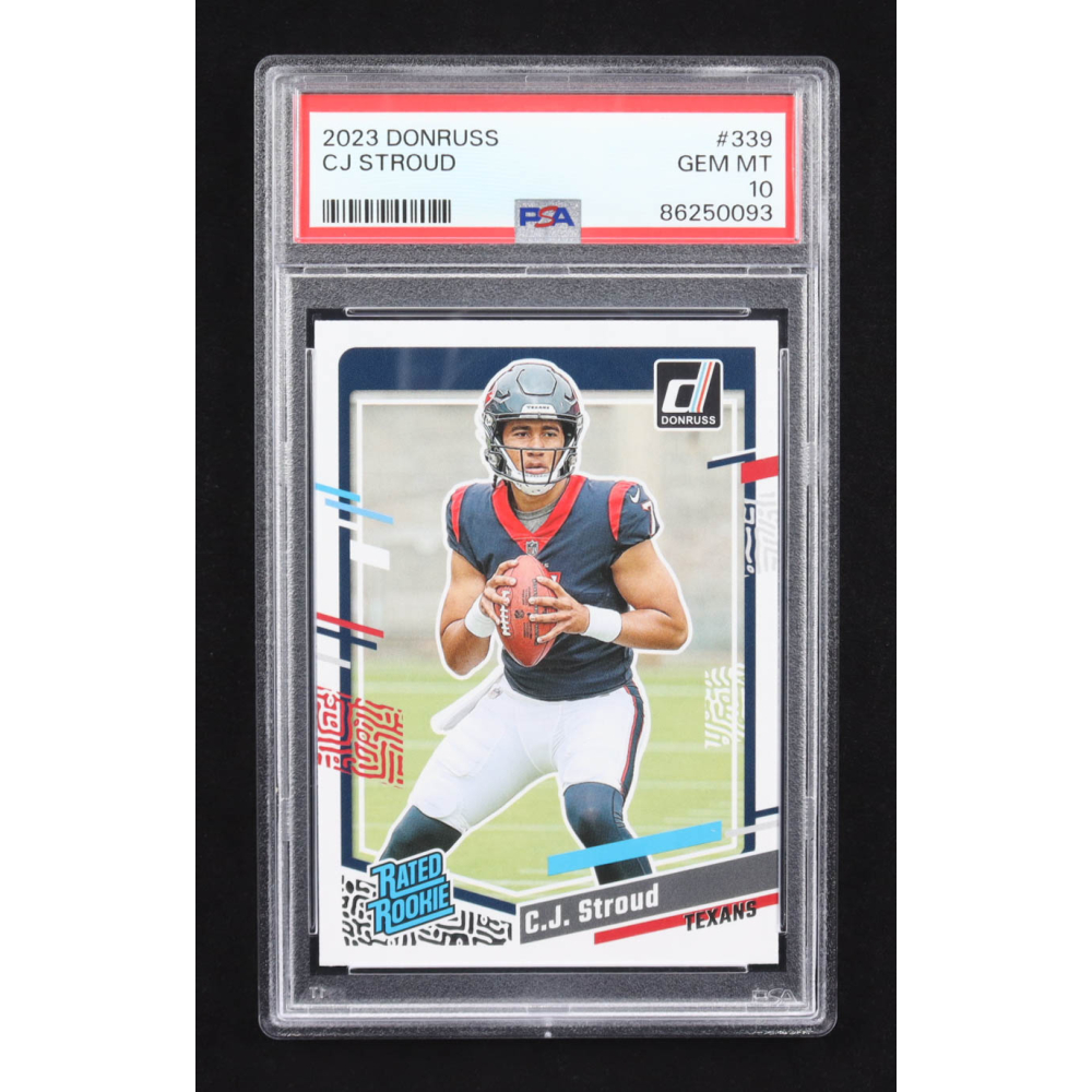 CJ Stroud 2023 Panini Donruss RR #339 RC (PSA 10) at PristineAuction.com