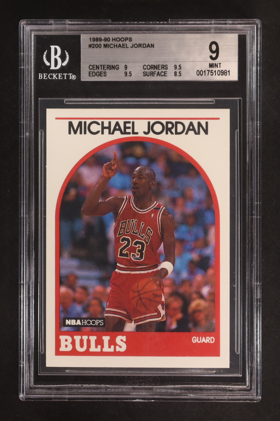 Michael Jordan 1989-90 Hoops #200 (BGS 9) at PristineAuction.com Michael Jordan 1989-90 Hoops #200 (BGS 9) at PristineAuction.com