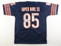 1985 Bears World Champions Jersey Team-Signed by (12) with Mike Singletary, Willlie Gault, Shaun Gayle, Stefan Humphries (JSA) at PristineAuction.com