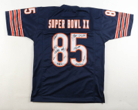 1985 Bears World Champions Jersey Team-Signed by (12) with Mike Singletary, Willlie Gault, Shaun Gayle, Stefan Humphries (JSA) at PristineAuction.com