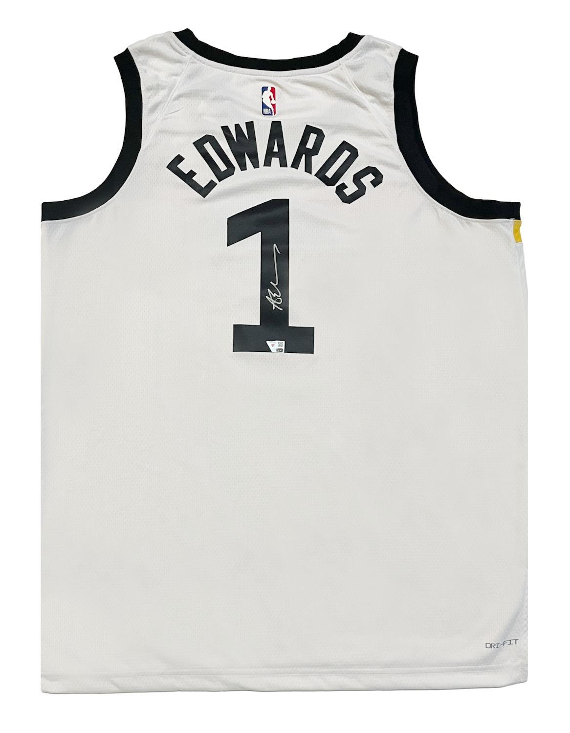 Anthony Edwards Signed Timberwolves Nike Authentic Jersey (Fanatics) at PristineAuction.com Anthony Edwards Signed Timberwolves Nike Authentic Jersey (Fanatics) at PristineAuction.com