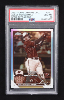 Adley Rutschman 2023 Topps Chrome Update Sepia Refractor #USC1 RC (PSA 10) at PristineAuction.com