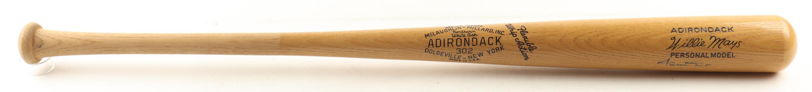 Willie Mays Signed Adirondack Personal Model Baseball Bat (Beckett) at PristineAuction.com Willie Mays Signed Adirondack Personal Model Baseball Bat (Beckett) at PristineAuction.com