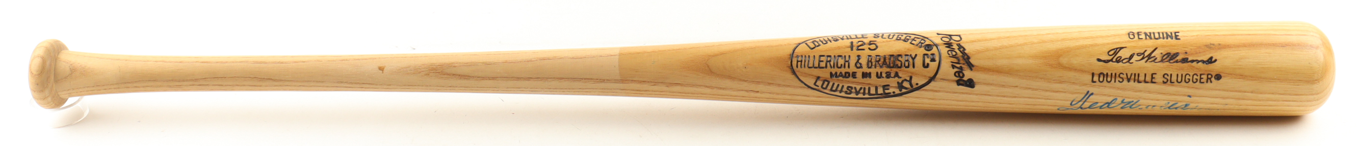 Ted Williams Signed Louisville Slugger Player Model Baseball Bat (Beckett) at PristineAuction.com Ted Williams Signed Louisville Slugger Player Model Baseball Bat (Beckett) at PristineAuction.com