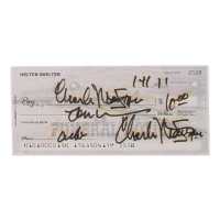 Charles Manson Signed Check (ACOA) at PristineAuction.com