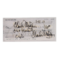 Charles Manson Signed Check (ACOA) at PristineAuction.com